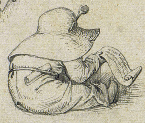 Brueghel-détail manuscrit
