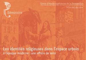 Dynamiques religieuses dans l’Europe des XIVe-XVIIIe siècles (Orléans, 5 juin 2015)