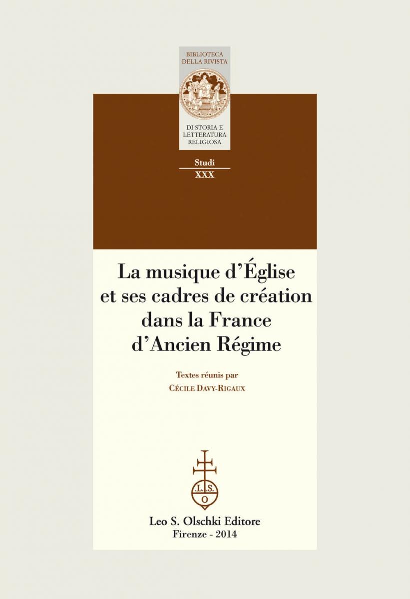 La musique d’église et ses cadres de création (nouvelle publication)