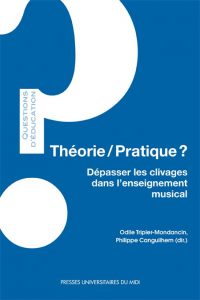 Théorie/Pratique ? Dépasser les clivages dans l’enseignement musical (nouvelle publication)