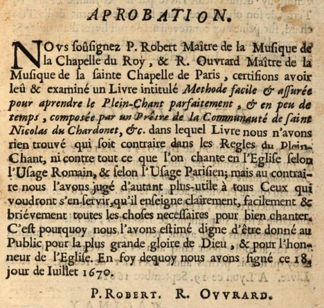 approbation1682