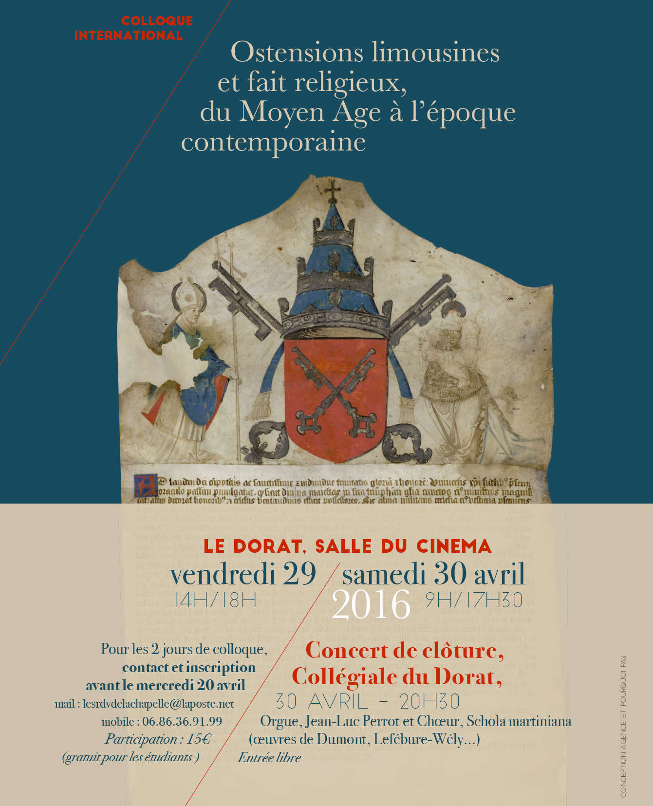 Ostensions limousines et fait religieux, du Moyen Âge à l’époque contemporaine (Le Dorat, 29-30 avril 2016)