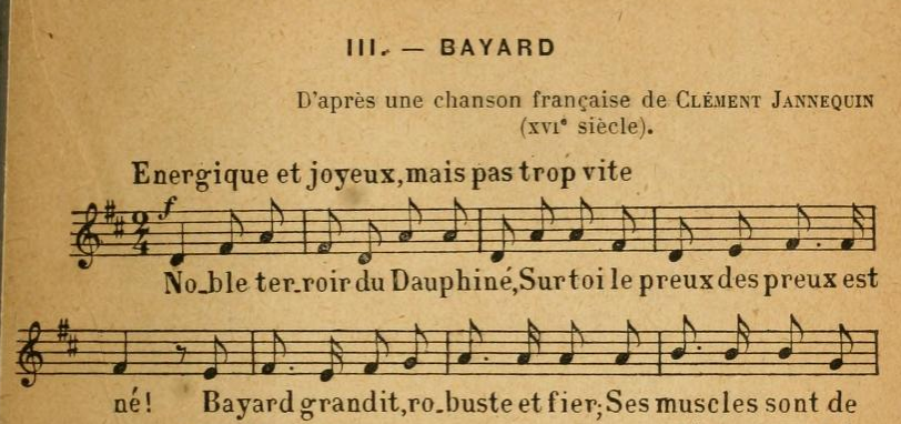 Bayard (Janequin-Tiersot)