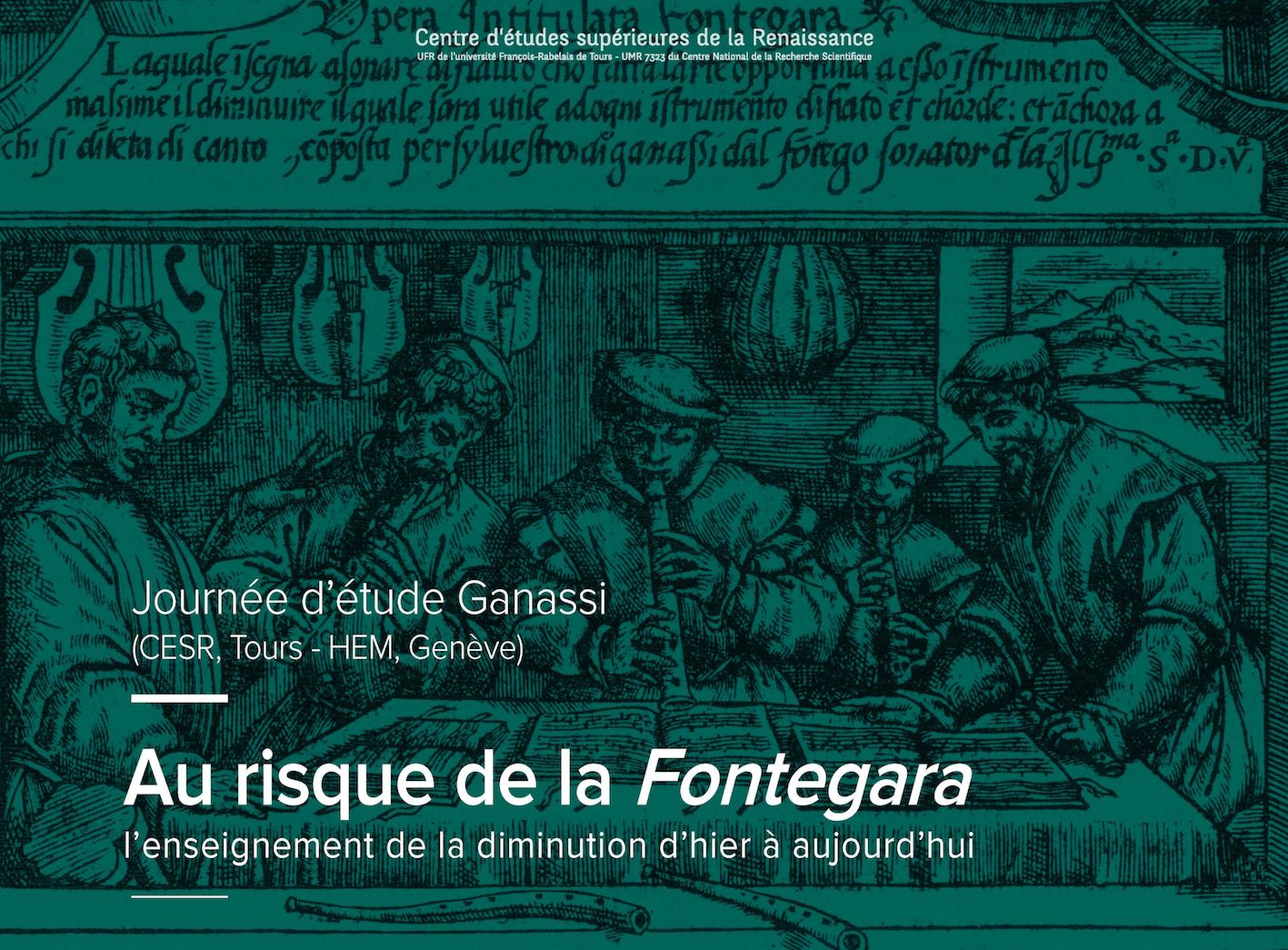 Au risque de la <i>Fontegara</i> (journée d’étude – octobre 2017)